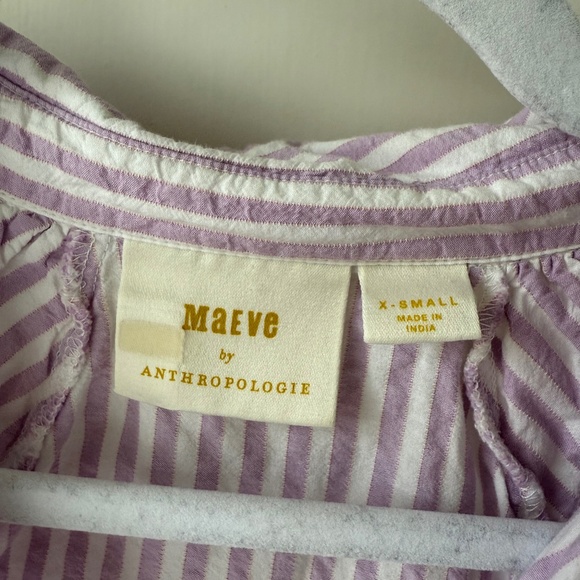 Maeve by Anthropologie Zooey Bubble Sleeve Top - Picture 3 of 3